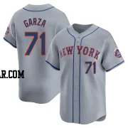 Justin Garza Youth New York Mets Gray Limited Away Jersey