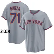 Justin Garza Youth New York Mets Gray Replica Away 2.0 Jersey