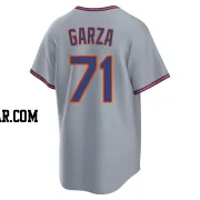 Justin Garza Youth New York Mets Gray Replica Away 2.0 Jersey