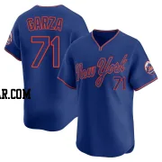 Justin Garza Youth New York Mets Royal Limited Alternate 2 Jersey