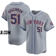 Justin Hagenman Men's New York Mets Gray Limited Away Jersey