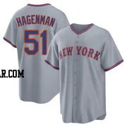Justin Hagenman Youth New York Mets Gray Replica Away 2.0 Jersey