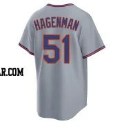 Justin Hagenman Youth New York Mets Gray Replica Away 2.0 Jersey