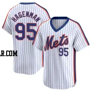 Justin Hagenman Youth New York Mets White Limited Cooperstown Collection Jersey