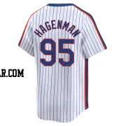 Justin Hagenman Youth New York Mets White Limited Cooperstown Collection Jersey
