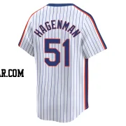 Justin Hagenman Youth New York Mets White Limited Cooperstown Collection Jersey