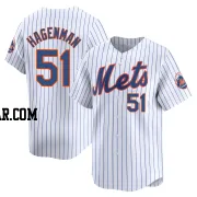 Justin Hagenman Youth New York Mets White Limited Home Jersey