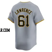 Justin Lawrence Men's Pittsburgh Pirates Gray Limited Away Jersey