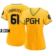 Justin Lawrence Women's Pittsburgh Pirates Gold Replica 2023 City Connect Jersey