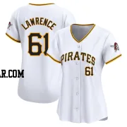 Justin Lawrence Women's Pittsburgh Pirates White Limited Home Jersey