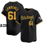 Justin Lawrence Youth Pittsburgh Pirates Black Limited Alternate Jersey