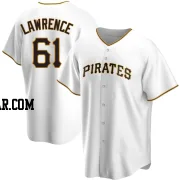 Justin Lawrence Youth Pittsburgh Pirates White Replica Home Jersey