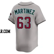 Justin Martinez Men's Arizona Diamondbacks Gray Limited Alternate Jersey