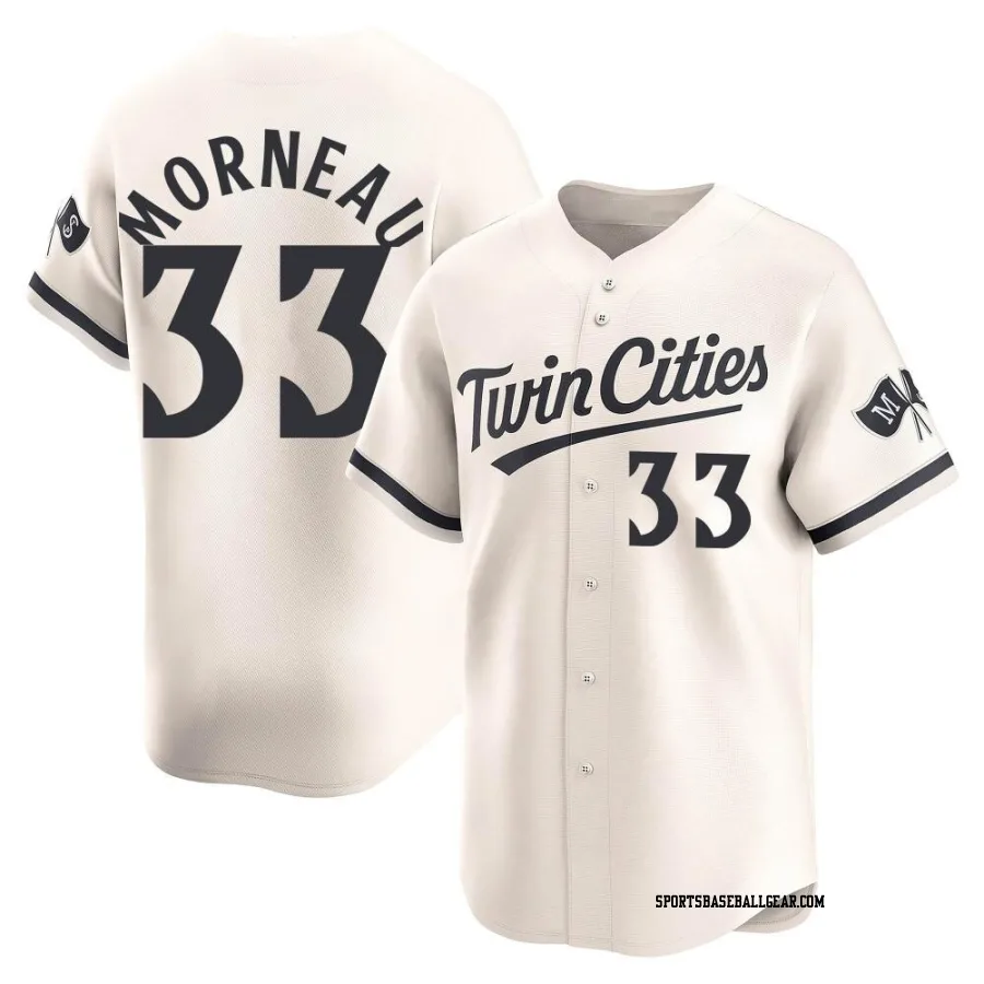 Justin Morneau Youth Minnesota Twins Cream Limited Alternate Jersey
