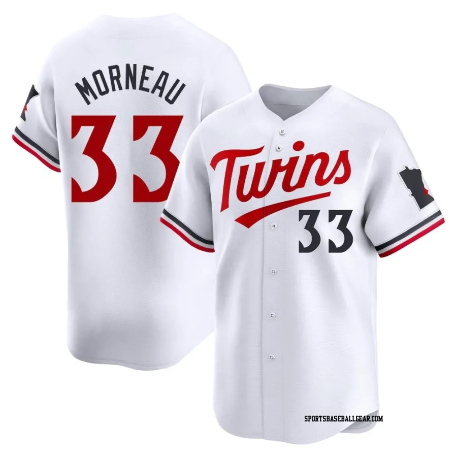 Justin Morneau Youth Minnesota Twins White Limited Home Jersey