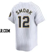 Justin Smoak Youth Milwaukee Brewers White Limited Alternate Jersey