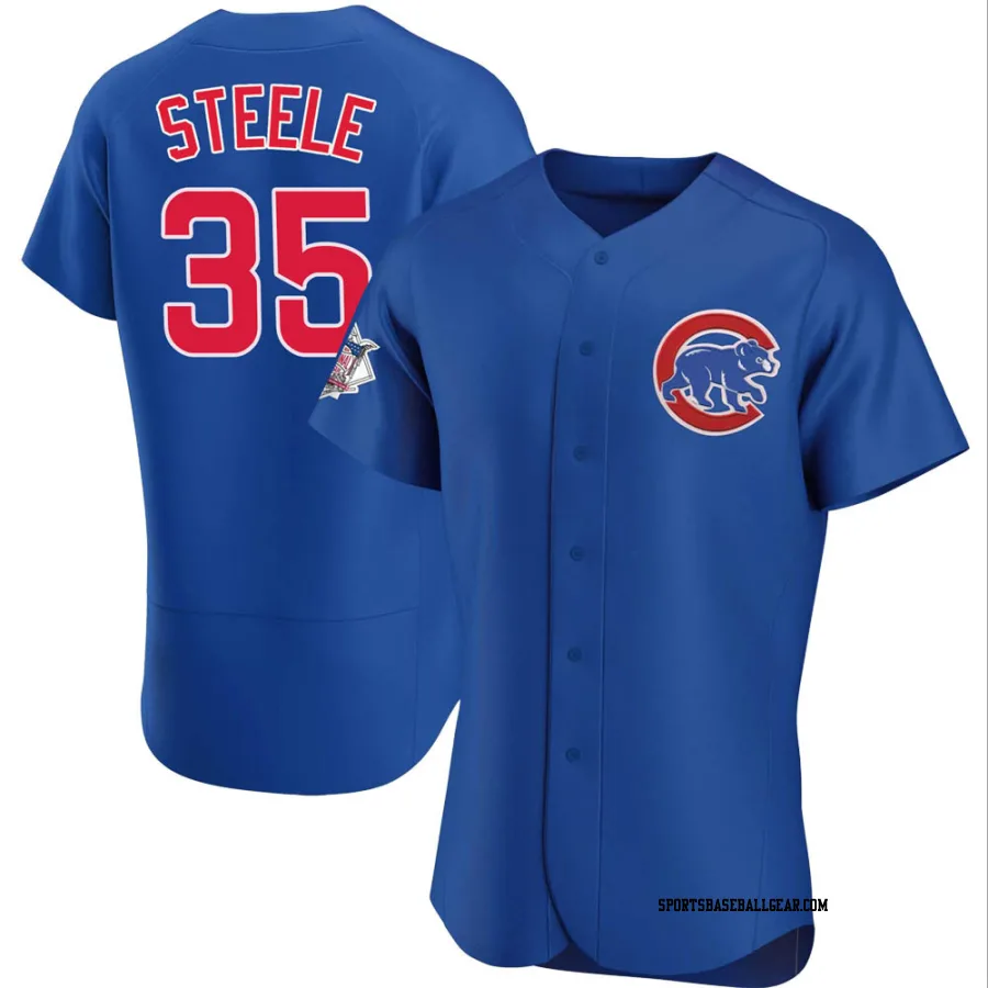 Justin Steele Men's Chicago Cubs Royal Authentic Alternate Jersey