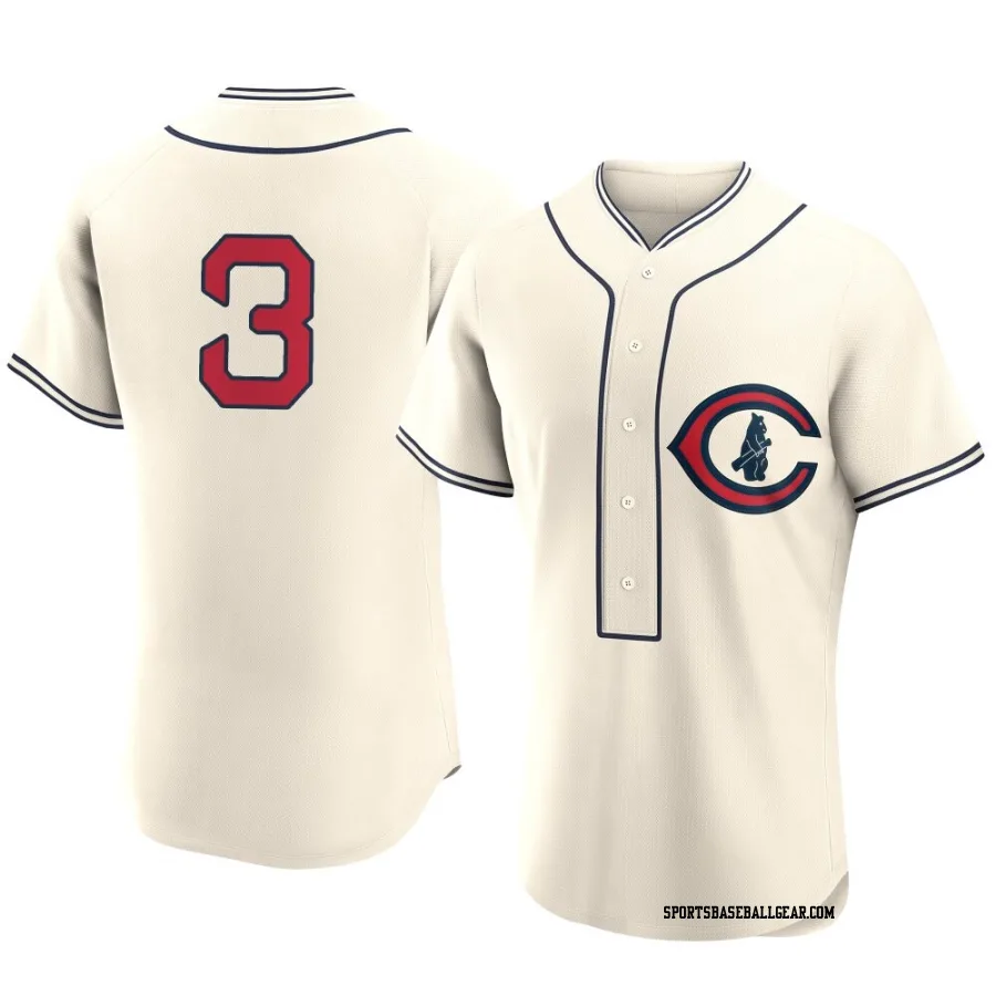 Justin Turner Men's Chicago Cubs Cream Authentic 2022 Field Of Dreams Jersey