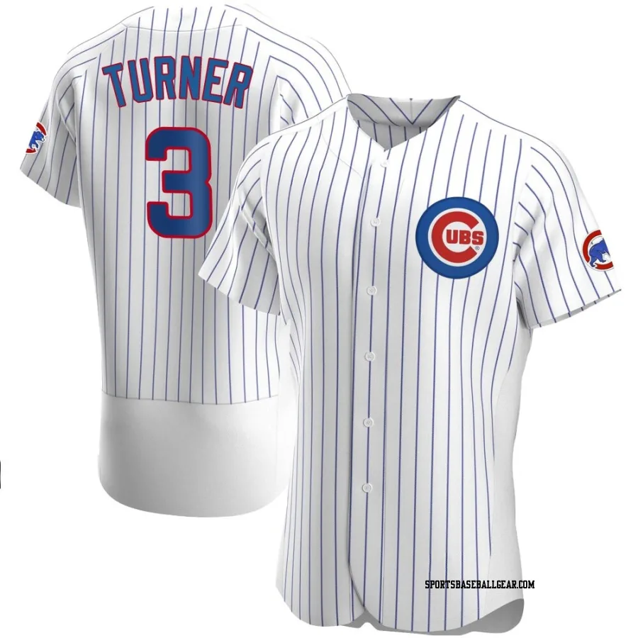 Justin Turner Men's Chicago Cubs White Authentic Home Jersey
