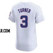 Justin Turner Men's Chicago Cubs White Elite Home Jersey