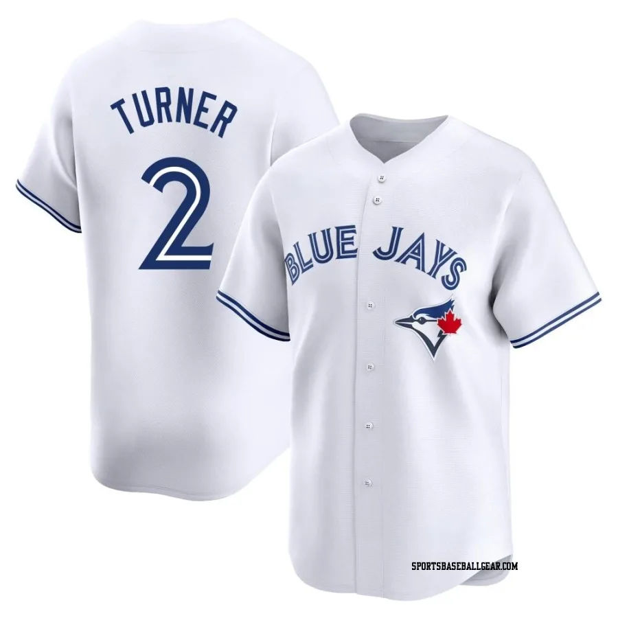 Justin Turner Men's Toronto Blue Jays White Limited Home Jersey