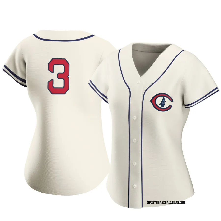 Justin Turner Women's Chicago Cubs Cream Replica 2022 Field Of Dreams Jersey