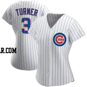 Justin Turner Women's Chicago Cubs White Replica Home Jersey