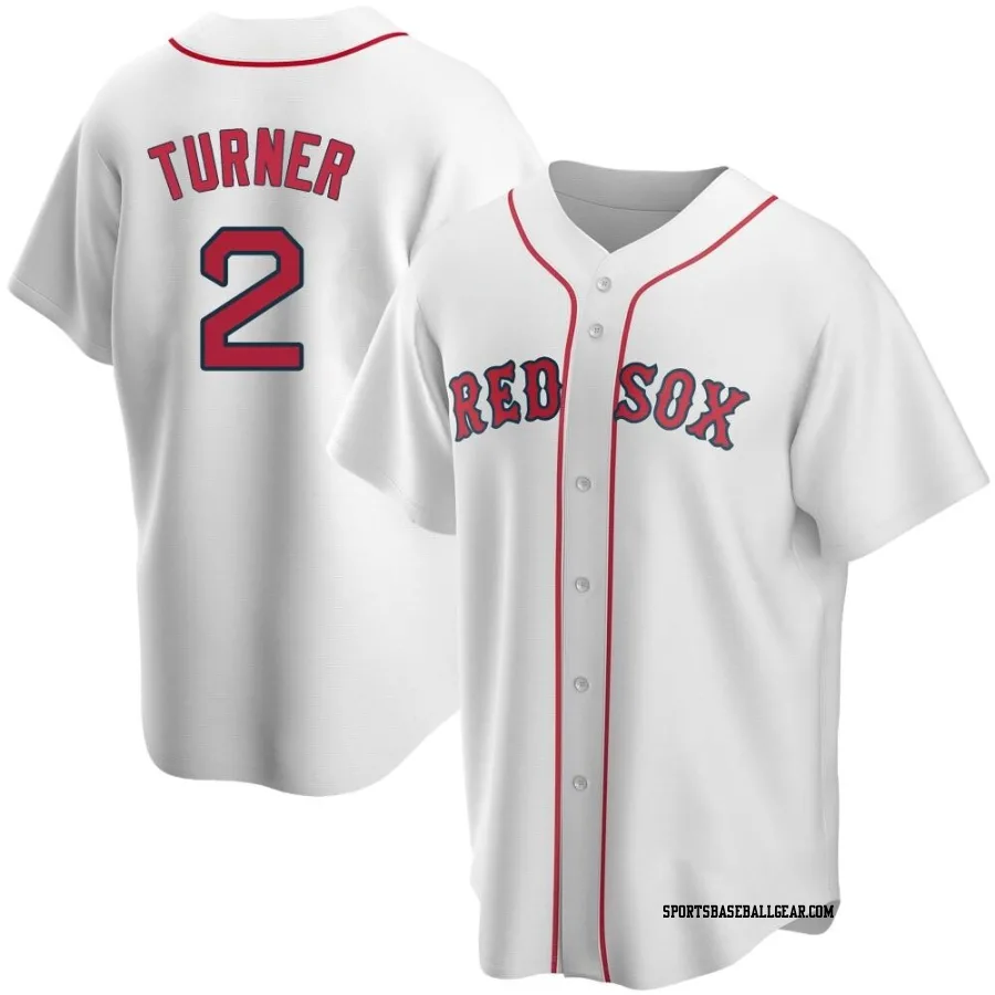 Justin Turner Youth Boston Red Sox White Replica Home Jersey