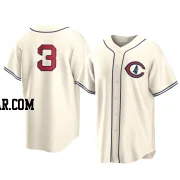 Justin Turner Youth Chicago Cubs Cream Replica 2022 Field Of Dreams Jersey