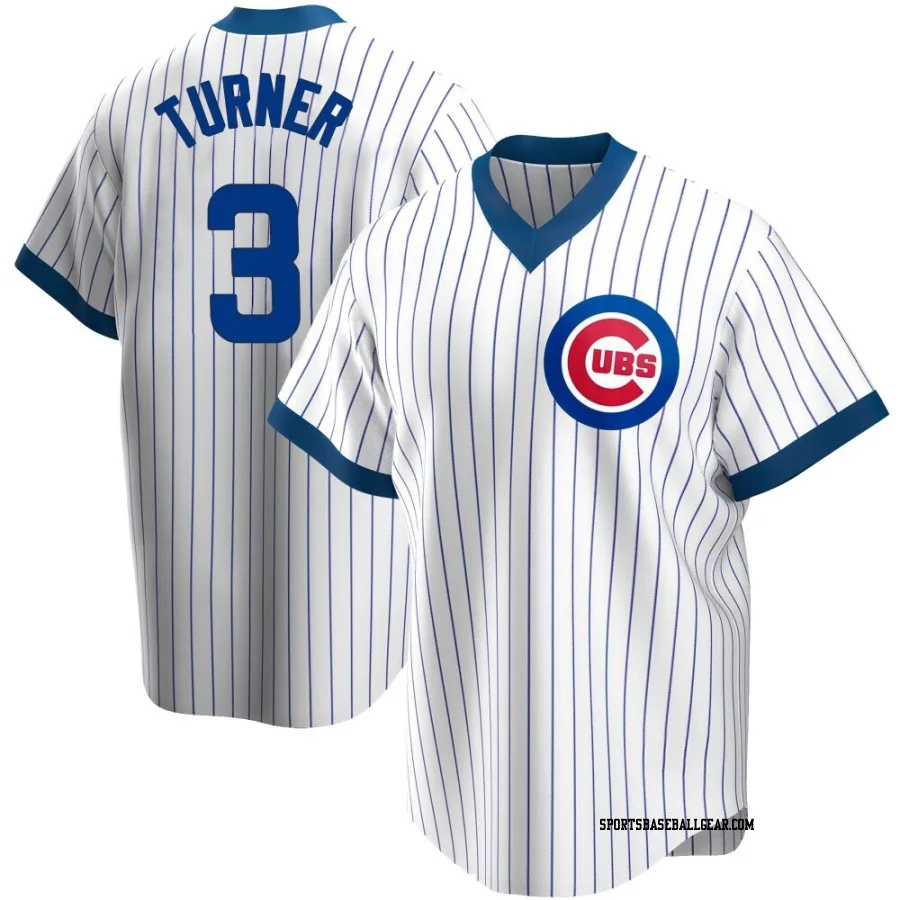 Justin Turner Youth Chicago Cubs White Replica Home Cooperstown Collection Jersey