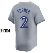 Justin Turner Youth Toronto Blue Jays Gray Limited Away Jersey