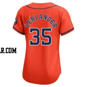 Justin Verlander Women's Houston Astros Orange Limited Alternate Jersey