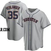 Justin Verlander Youth Houston Astros Gray Replica Road Jersey