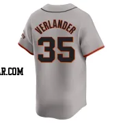 Justin Verlander Youth San Francisco Giants Gray Limited Away Jersey