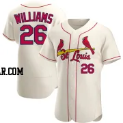Justin Williams Men's St. Louis Cardinals Cream Authentic Alternate Jersey