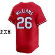 Justin Williams Men's St. Louis Cardinals Red Limited 2024 City Connect Jersey