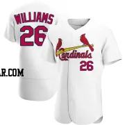Justin Williams Men's St. Louis Cardinals White Authentic Home Jersey