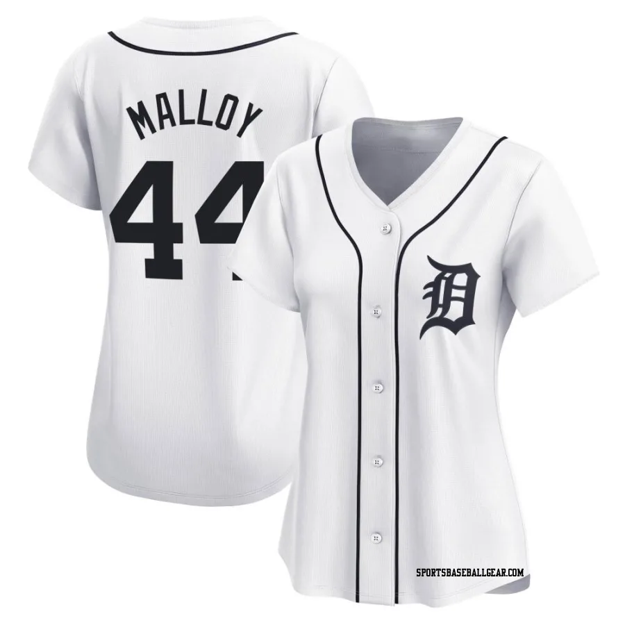 Justyn-Henry Malloy Women's Detroit Tigers White Limited Home Jersey