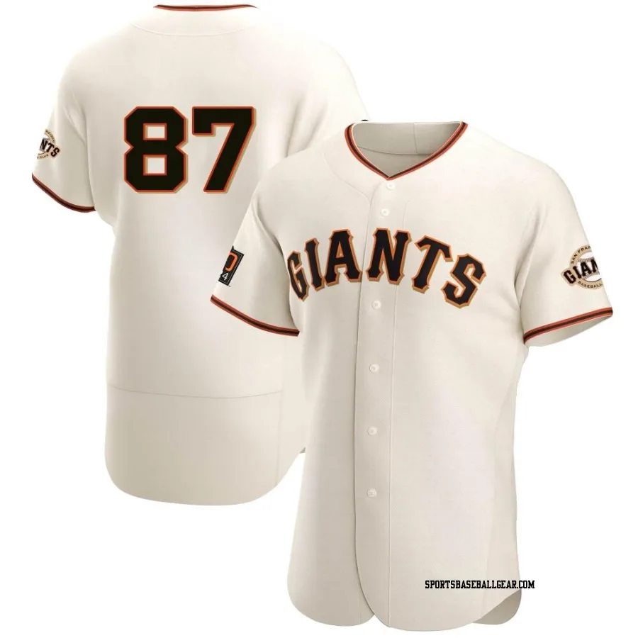 Kade McClure Men's San Francisco Giants Cream Authentic Home Jersey
