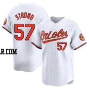 Kade Strowd Men's Baltimore Orioles White Limited Home Jersey