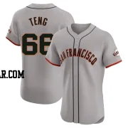 Kai-Wei Teng Men's San Francisco Giants Gray Elite Road Jersey