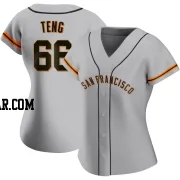 Kai-Wei Teng Women's San Francisco Giants Gray Replica Road Jersey