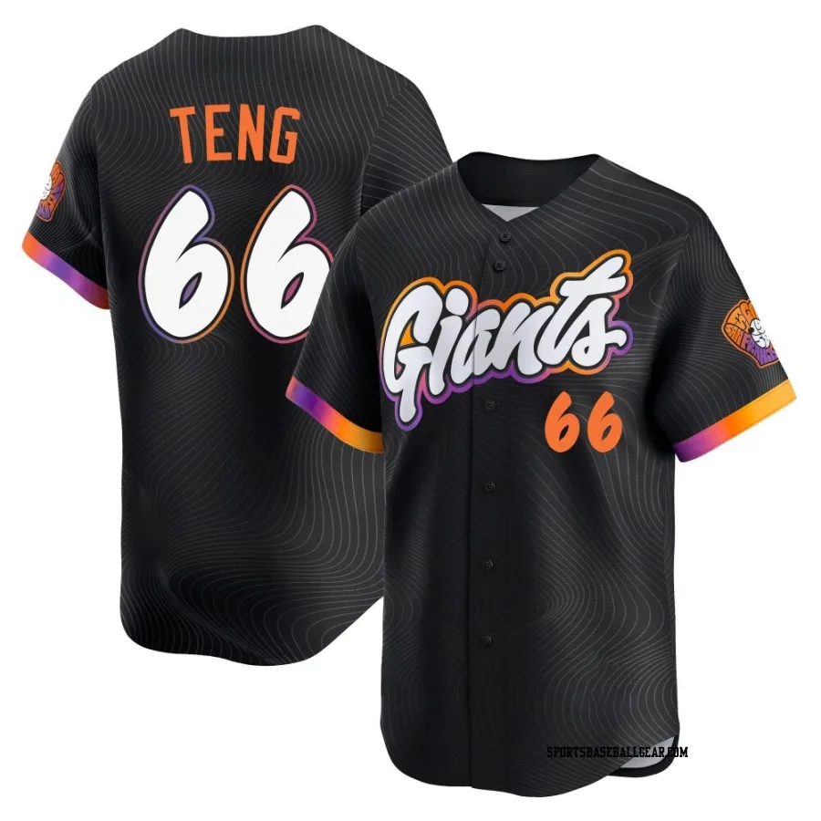 Kai-Wei Teng Youth San Francisco Giants Anthracite Limited 2025 City Connect Jersey