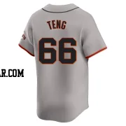 Kai-Wei Teng Youth San Francisco Giants Gray Limited Away Jersey