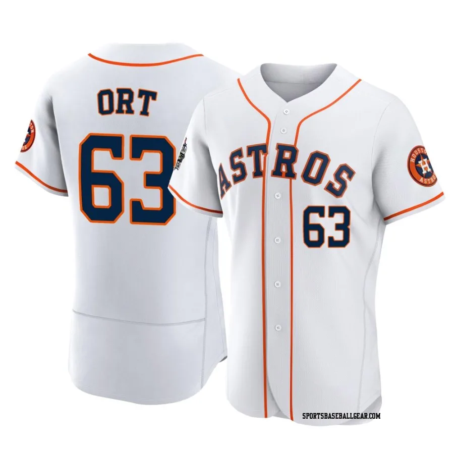 Kaleb Ort Men's Houston Astros White Authentic 2022 World Series Home Jersey