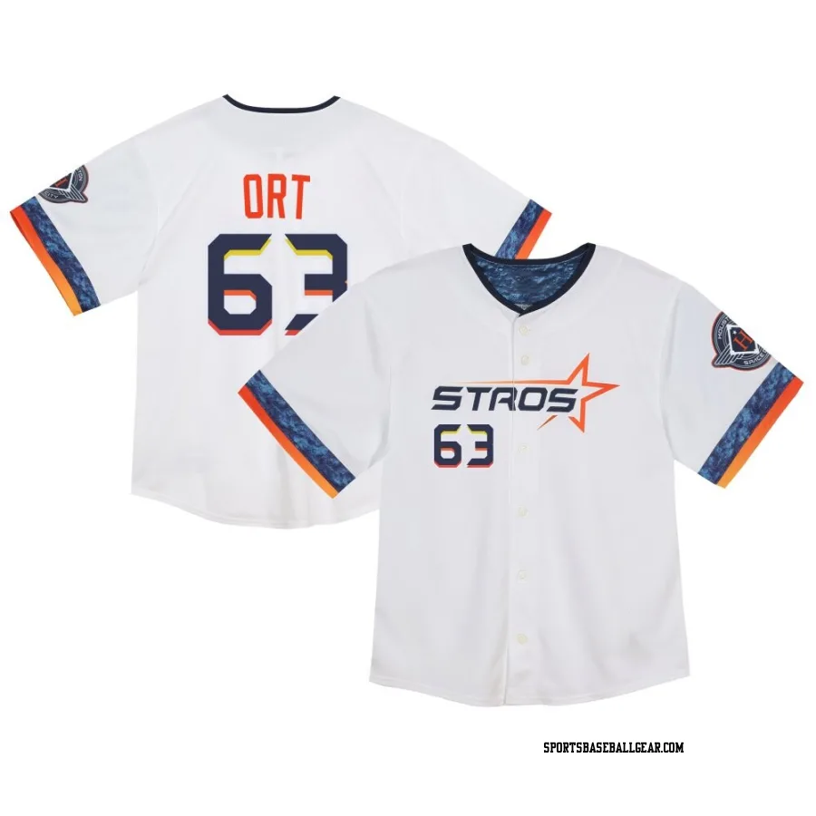 Kaleb Ort Toddler Houston Astros White Limited 2025 City Connect Jersey
