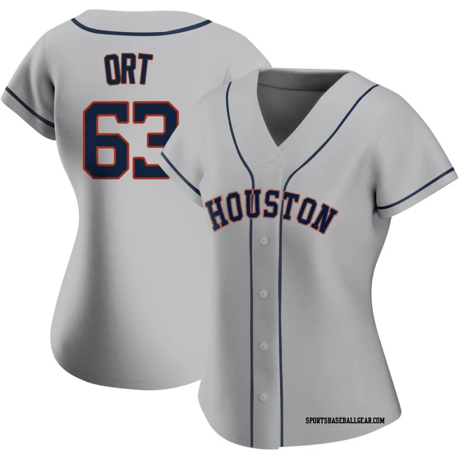 Kaleb Ort Women's Houston Astros Gray Authentic Road 2020 Jersey