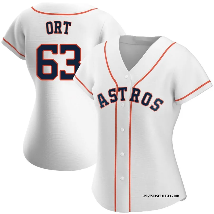 Kaleb Ort Women's Houston Astros White Replica Home Jersey
