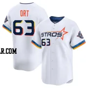 Kaleb Ort Youth Houston Astros White Limited 2025 City Connect Jersey