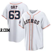 Kaleb Ort Youth Houston Astros White Replica 2022 World Series Champions Home Jersey